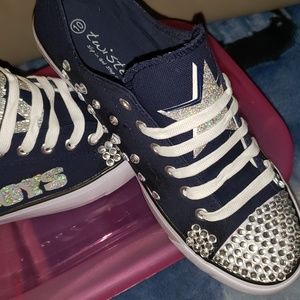 Custom bling sneakers